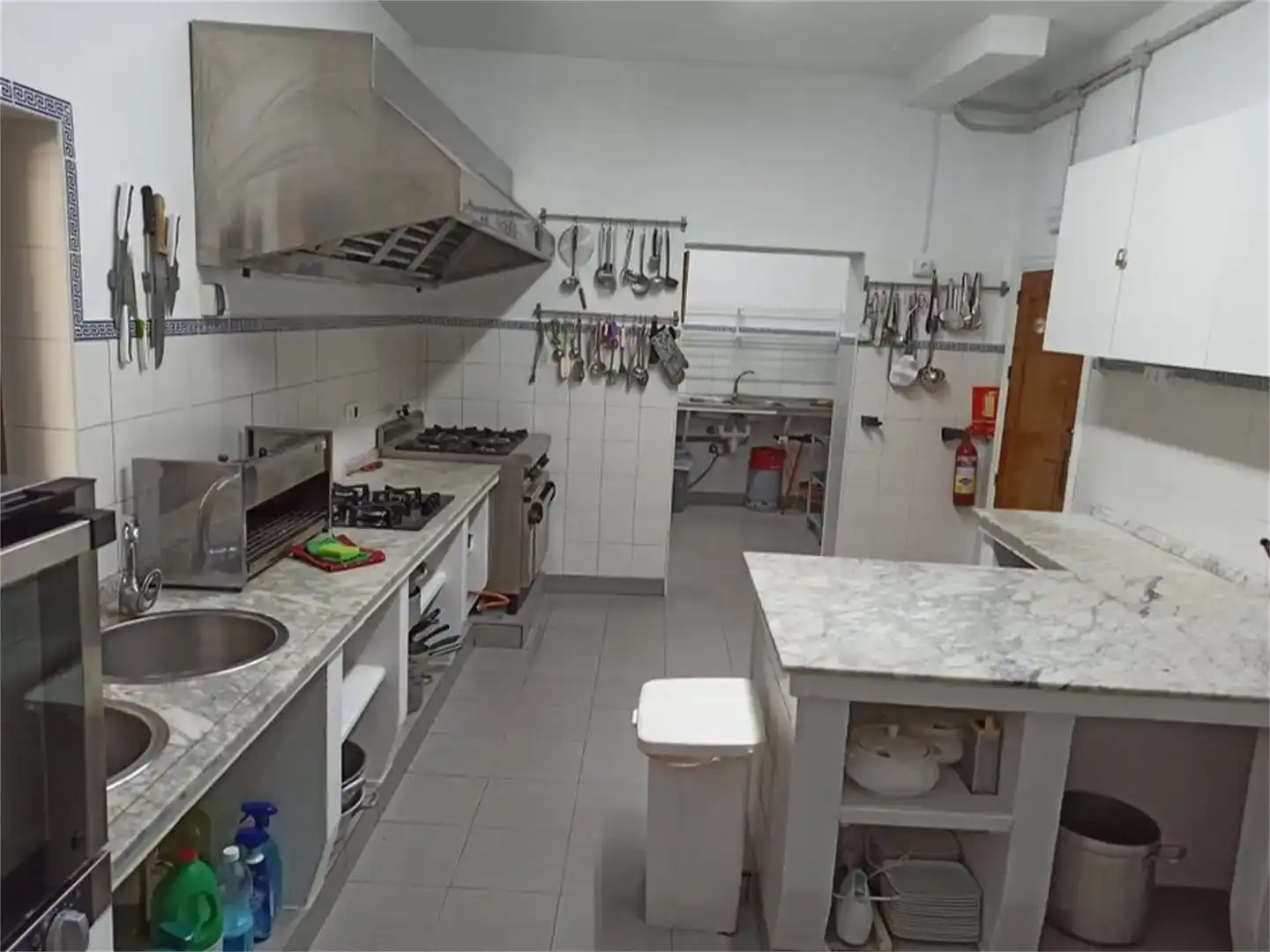 Cocina de Finca rústica en venta en Algámitas con Aire acondicionado, Jardín privado y Piscina