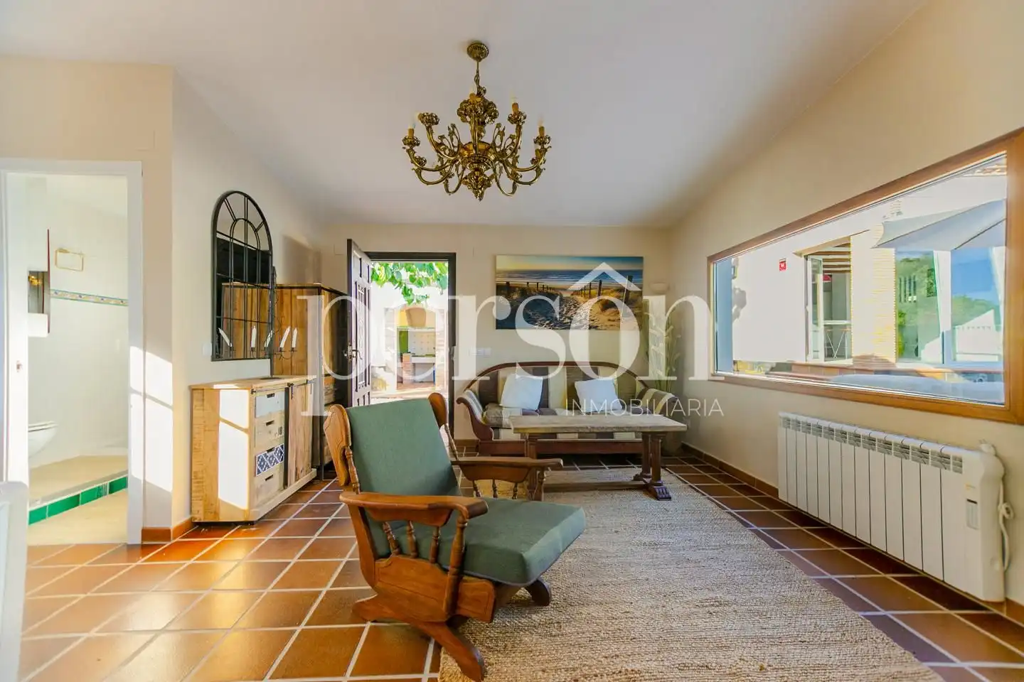 Living room of Houses for rent in Bétera  with Air Conditioner, Private garden and Terrace
