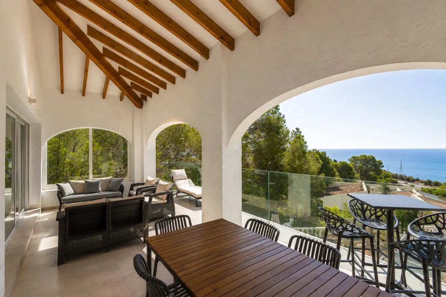 Terrassa de Casa o xalet de lloguer en Altea amb Aire condicionat, Calefacció i Jardí privat