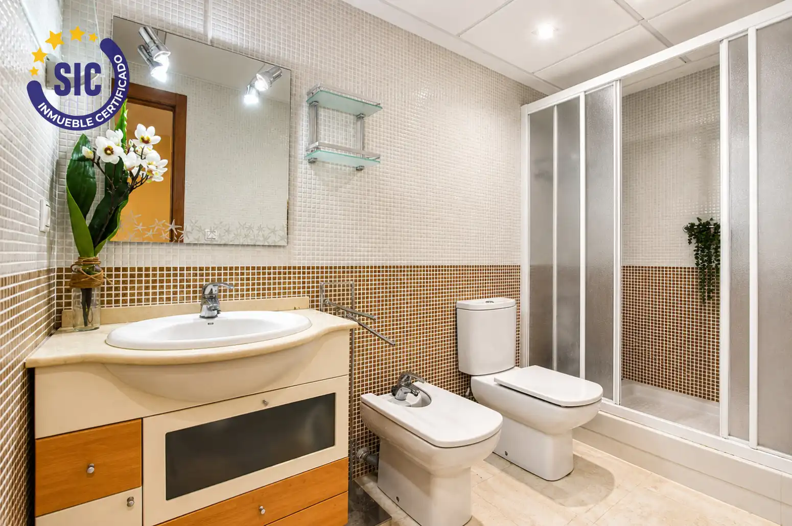 Badezimmer von Wohnung zum Verkauf in Puçol mit Heizung, Terrasse und Abstellraum