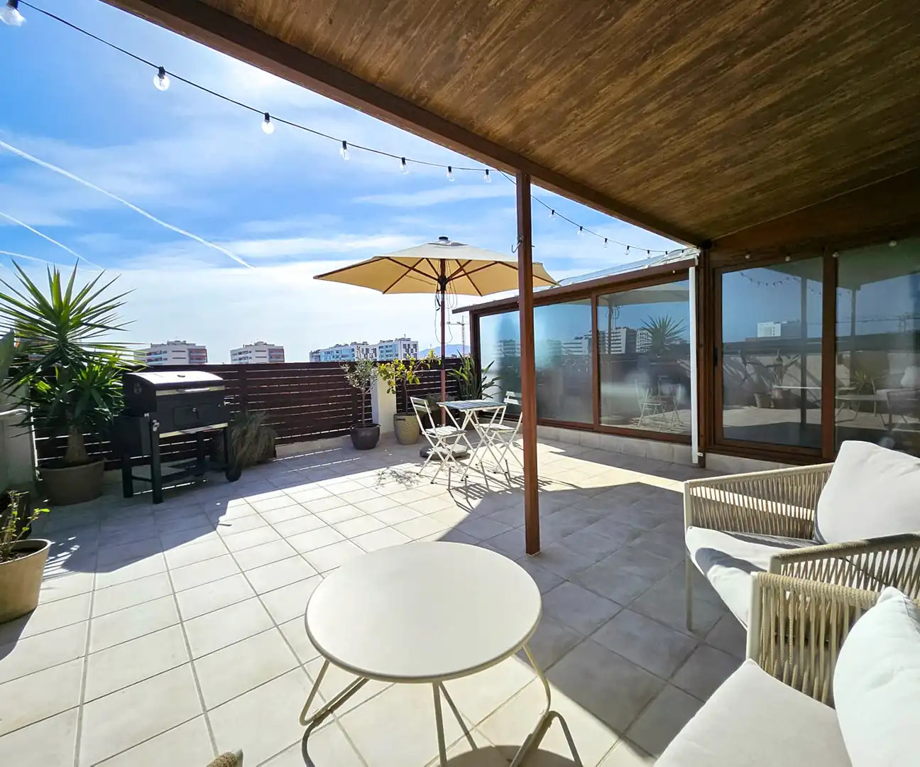Terraza de Ático en venta en Badalona con Aire acondicionado, Calefacción y Parquet
