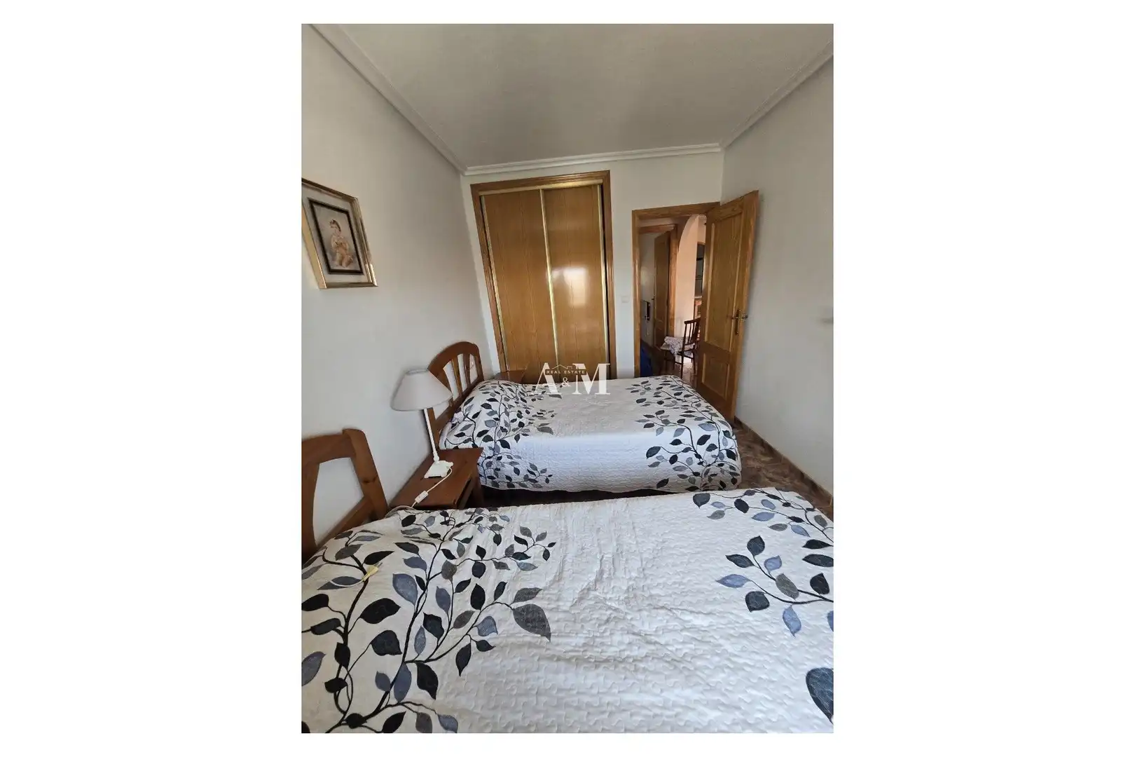 Schlafzimmer von Wohnung zur Miete in Los Alcázares mit Klimaanlage, Heizung und Terrasse