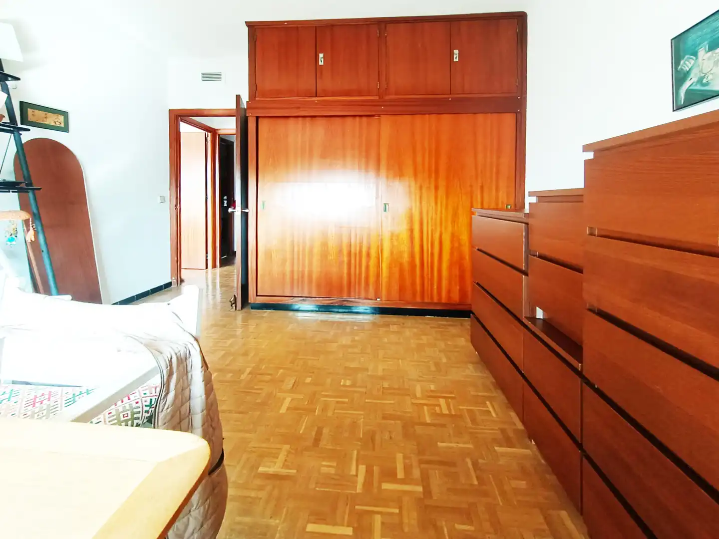 Schlafzimmer von Wohnung zum Verkauf in  Palma de Mallorca mit Klimaanlage, Parkett und Abstellraum