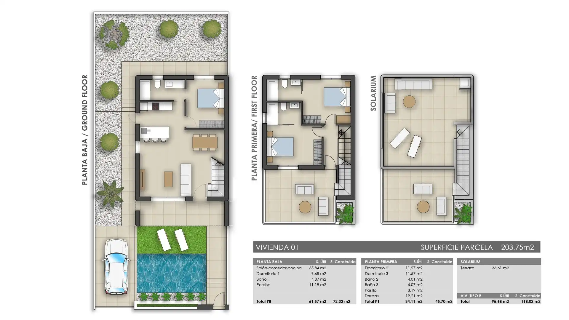 Villa mit Pool zum Verkauf in Pilar de la Horadada ciudad, imagen 38