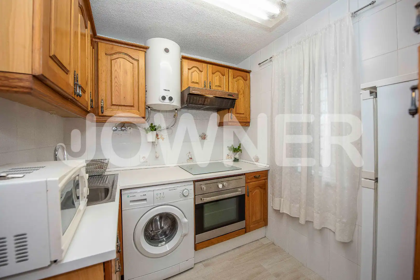 Küche von Wohnung zur Miete in Madrid mit Heizung, Möbliert und Ofen