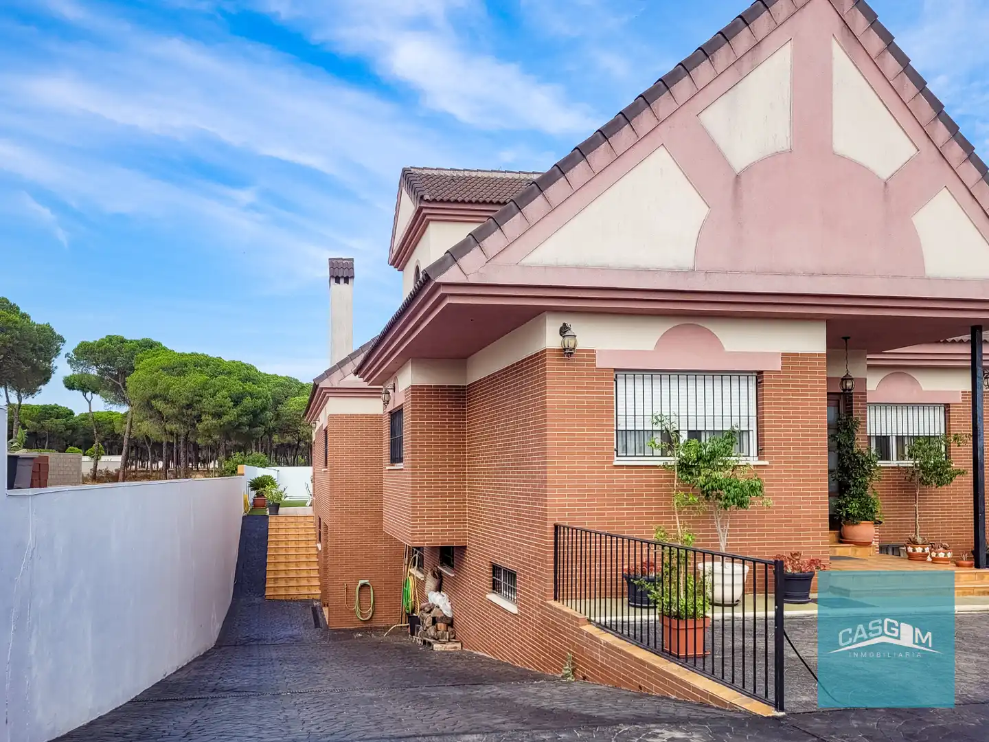 Exterior view of Houses for sale in Aljaraque  with Air Conditioner, Heating and Private garden