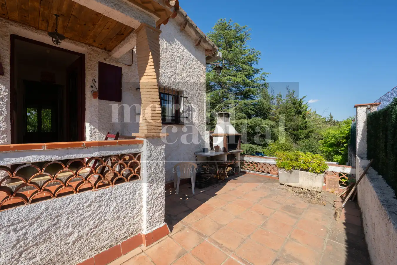 Terraza de Casa o chalet en venta en Sant Cugat del Vallès con Calefacción, Jardín privado y Terraza