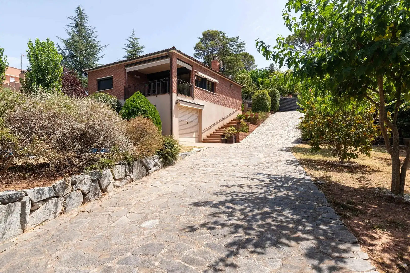 Vista exterior de Casa o chalet en venta en Vacarisses con Calefacción, Jardín privado y Terraza