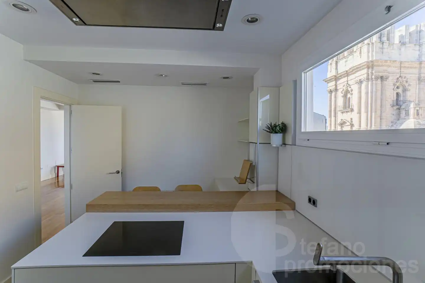 Cocina de Ático de alquiler en Málaga con Aire acondicionado, Calefacción y Parquet