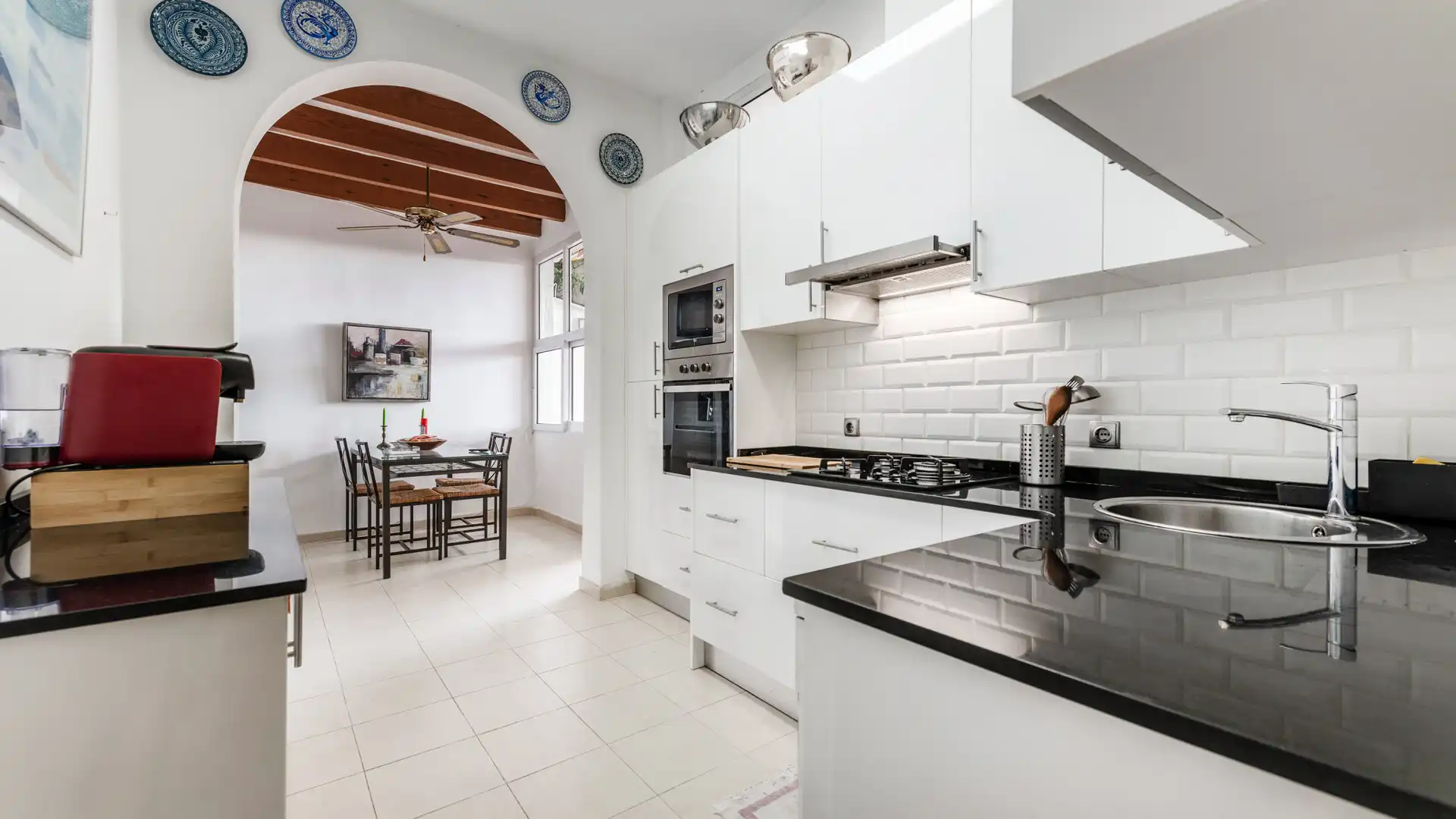 Cuina de Apartament en venda en  Palma de Mallorca amb Aire condicionat, Calefacció i Parquet