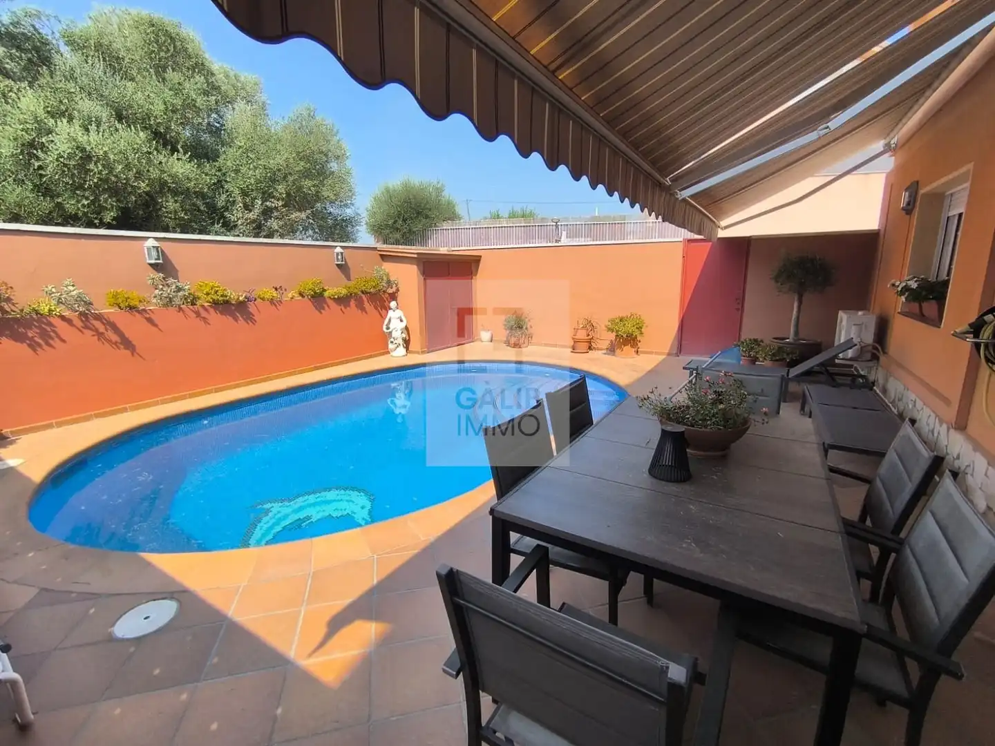 Piscina de Casa adosada en venda en Vilafant amb Aire condicionat, Calefacció i Terrassa