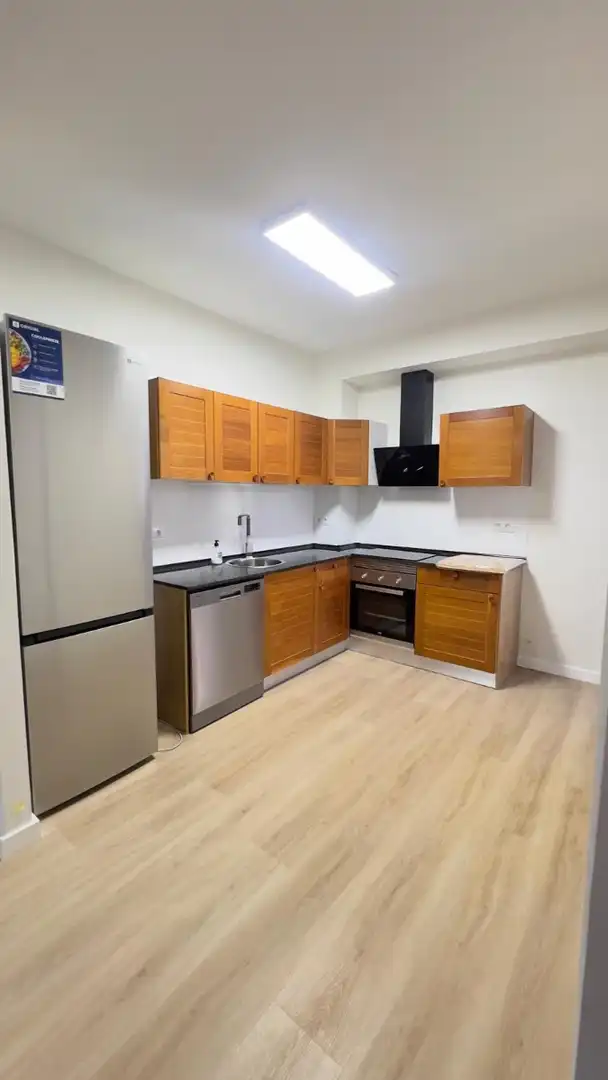 Cuina de Apartament de lloguer en Murcia amb Aire condicionat, Moblat i Rentadora
