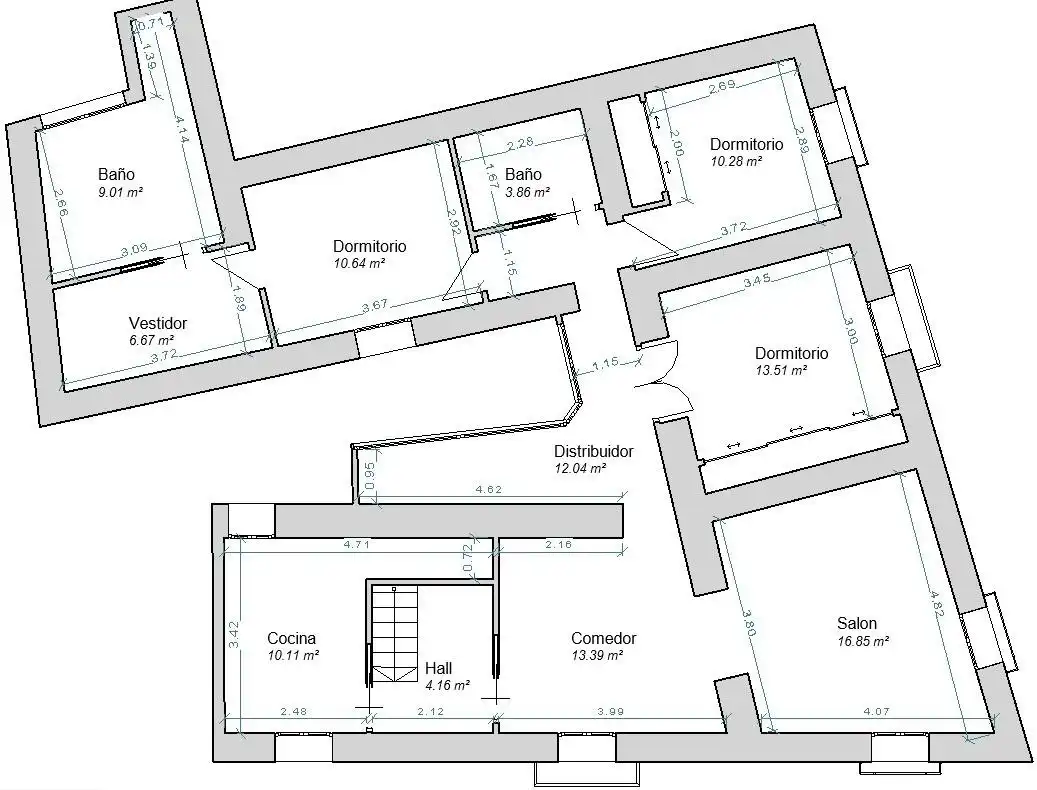 Flat with terrace for sale in Centro Histórico, imagen 2