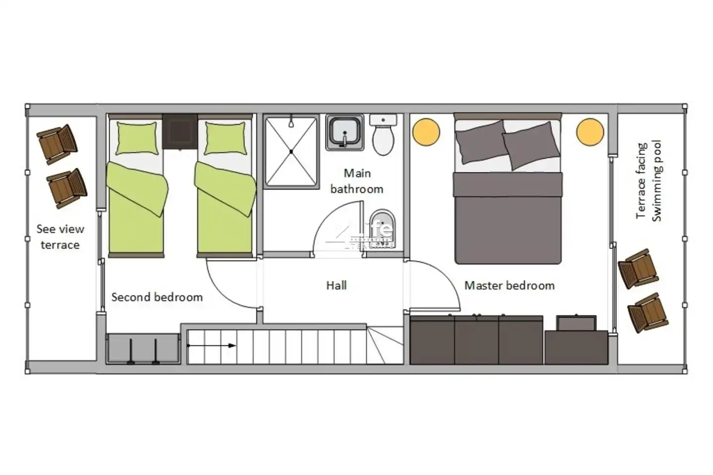 Maisonette mit Terrasse zum Verkauf in Costa del Silencio, imagen 34