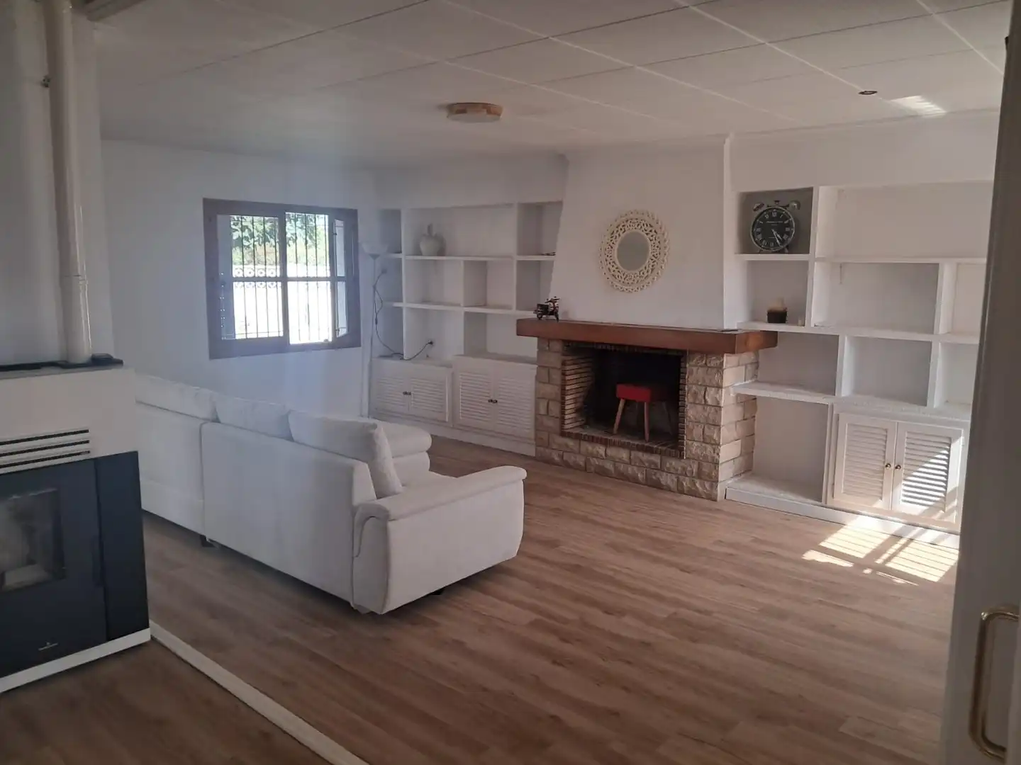 Wohnzimmer von Haus oder Chalet zur Miete in Mutxamel mit Klimaanlage, Terrasse und Schwimmbad
