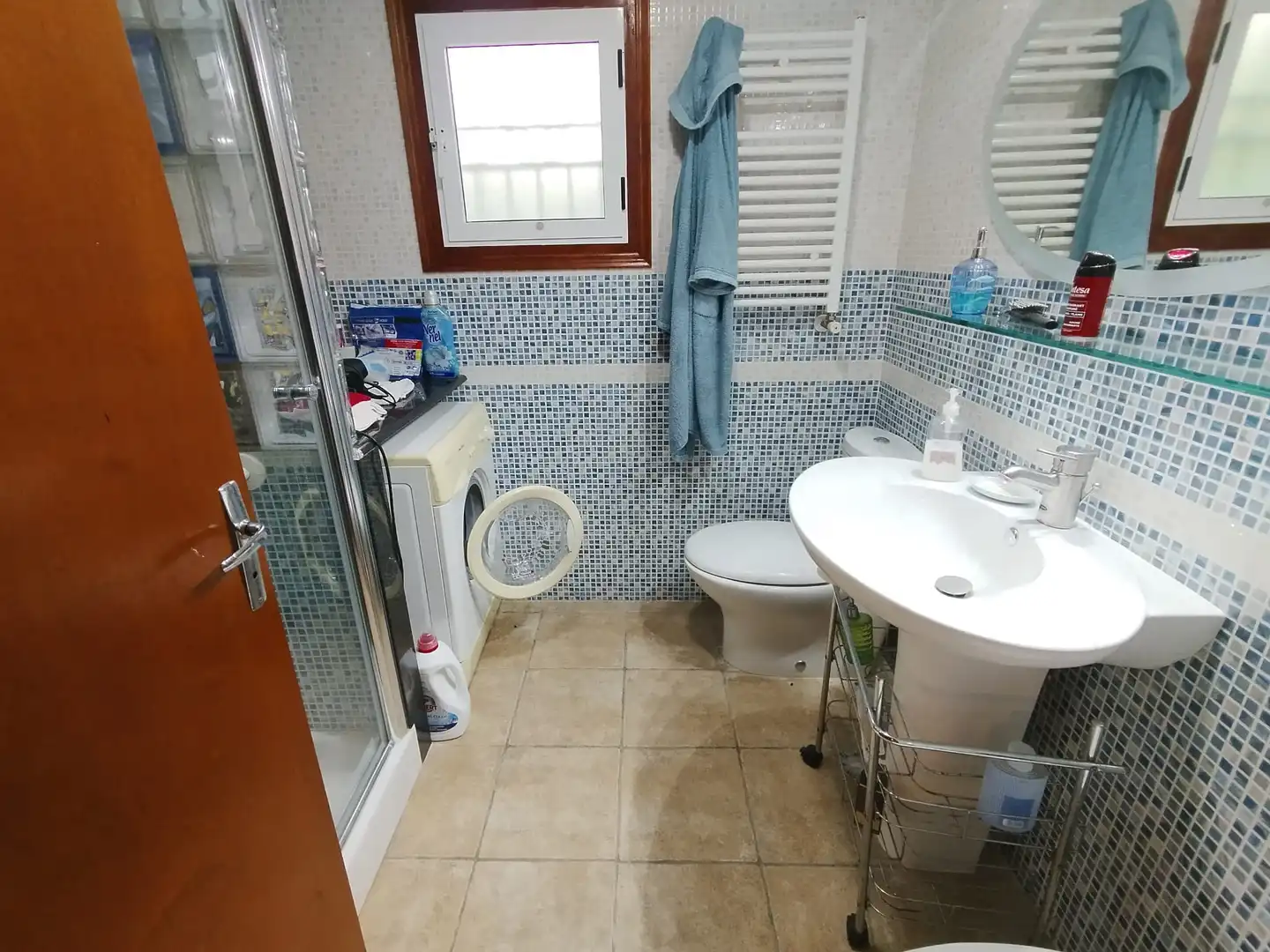 Baño de Casa o chalet en venta en La Ràpita con Aire acondicionado, Calefacción y Jardín privado