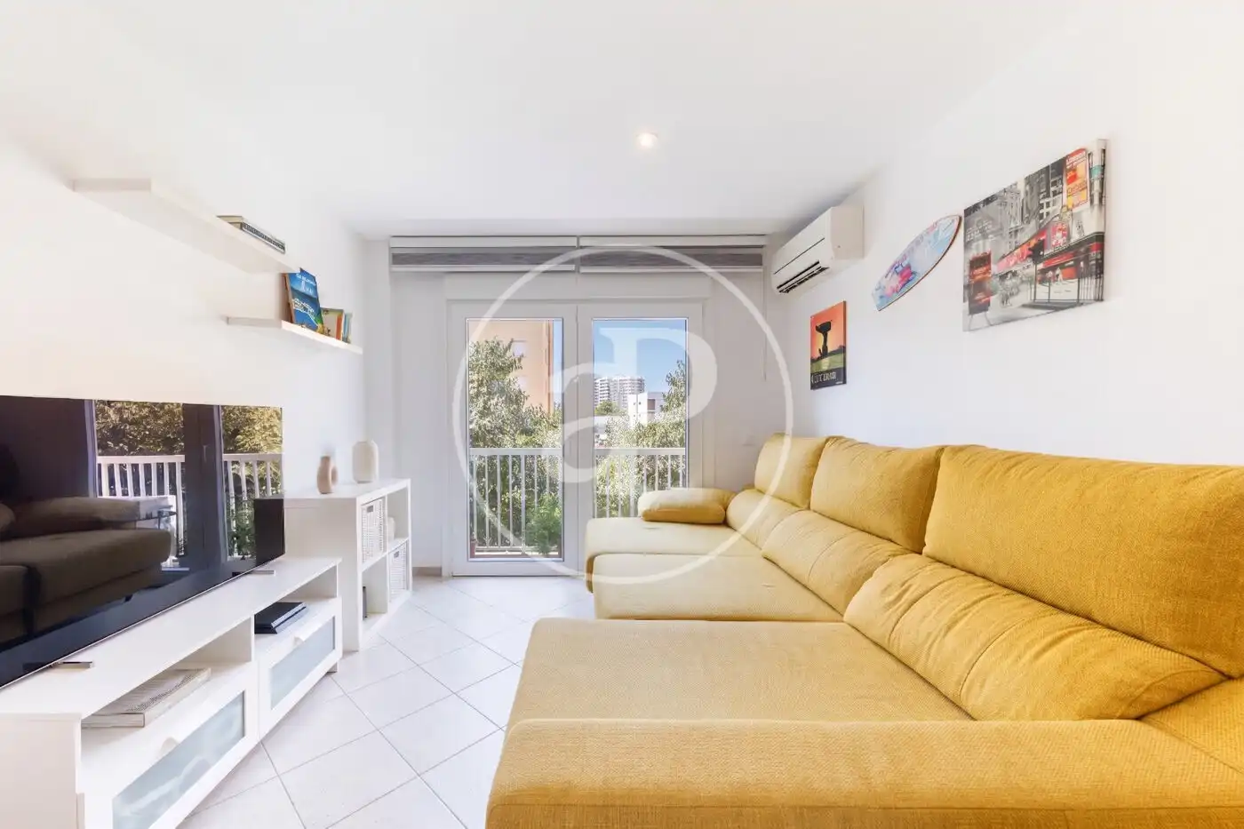 Sala d'estar de Pis de lloguer en  Palma de Mallorca amb Aire condicionat, Calefacció i Traster