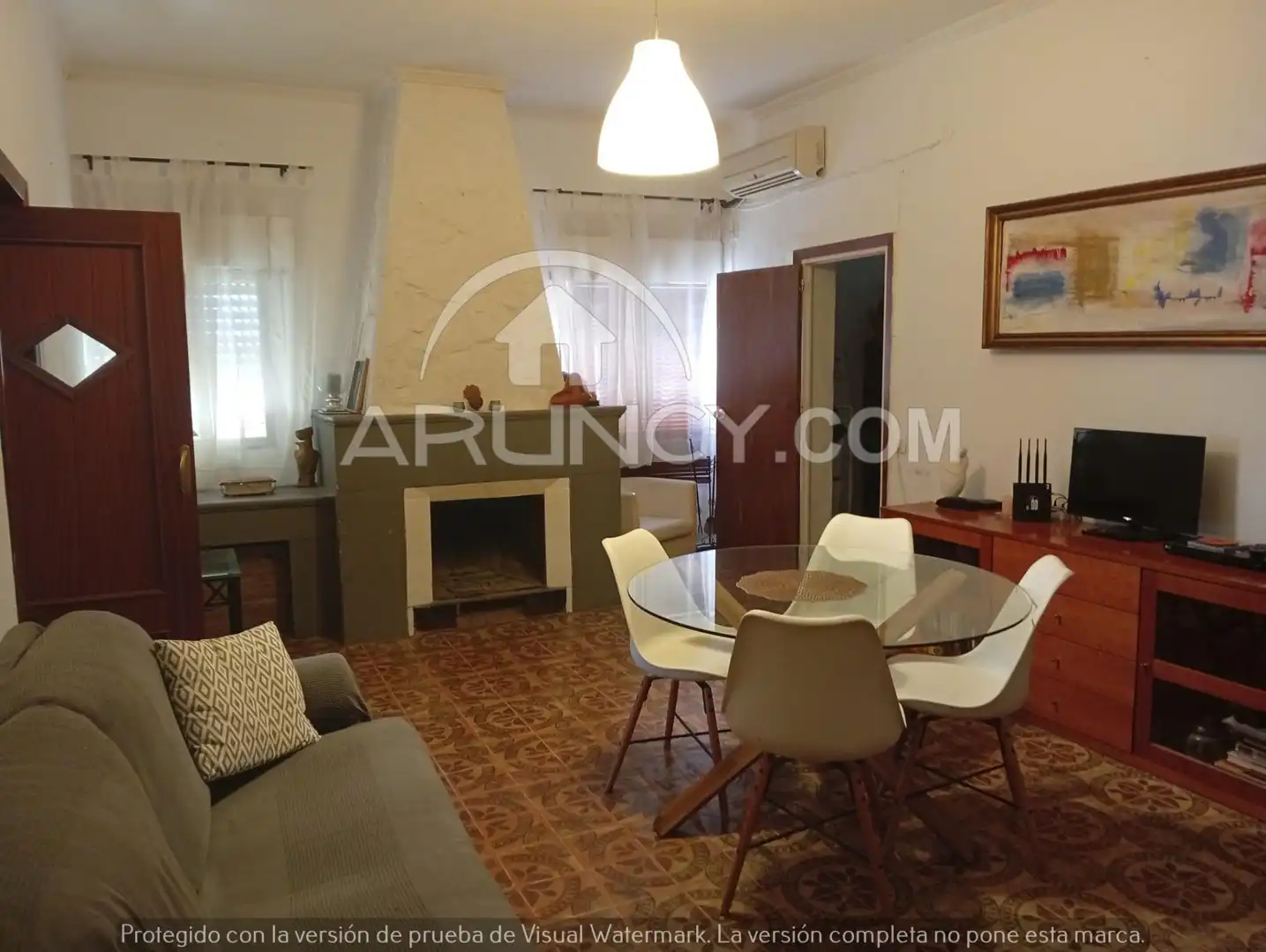 Sala d'estar de Finca rústica en venda en Alcalá de Guadaira amb Aire condicionat, Jardí privat i Terrassa
