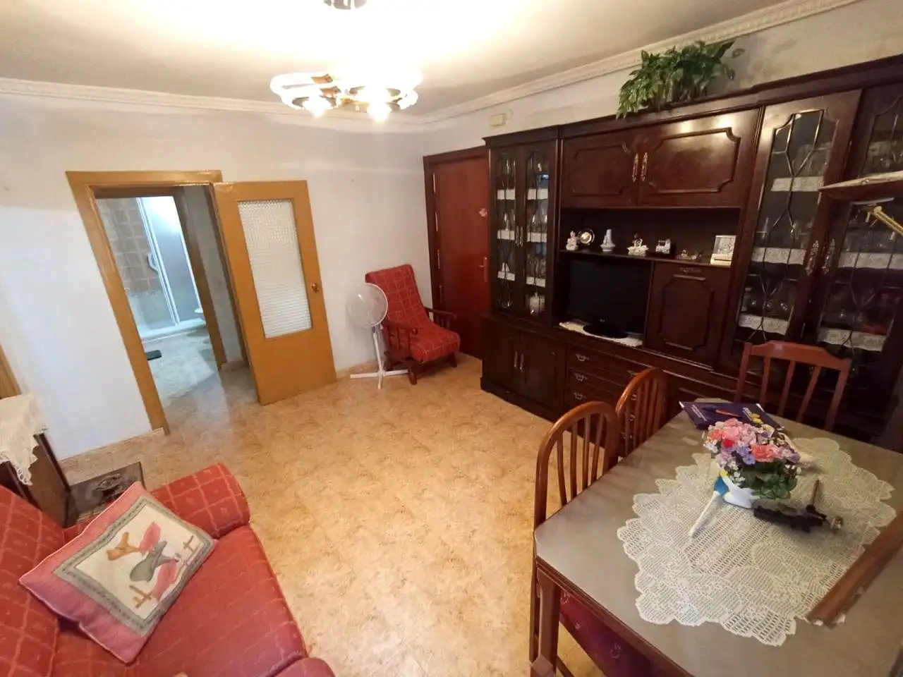 Wohnzimmer von Wohnung zur Miete in Madrid mit Möbliert