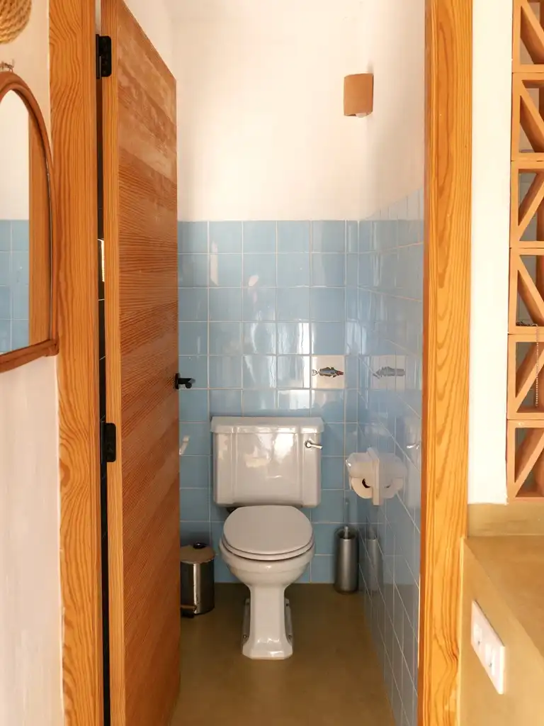 Bathroom of Houses for sale in Dénia  with Air Conditioner, Private garden and Terrace