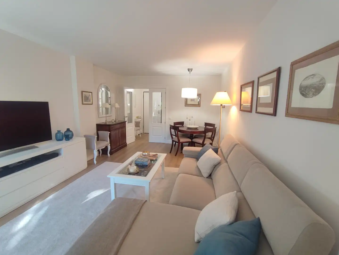 Sala de estar de Piso en venta en Madrid con Aire acondicionado, Calefacción y Jardín privado
