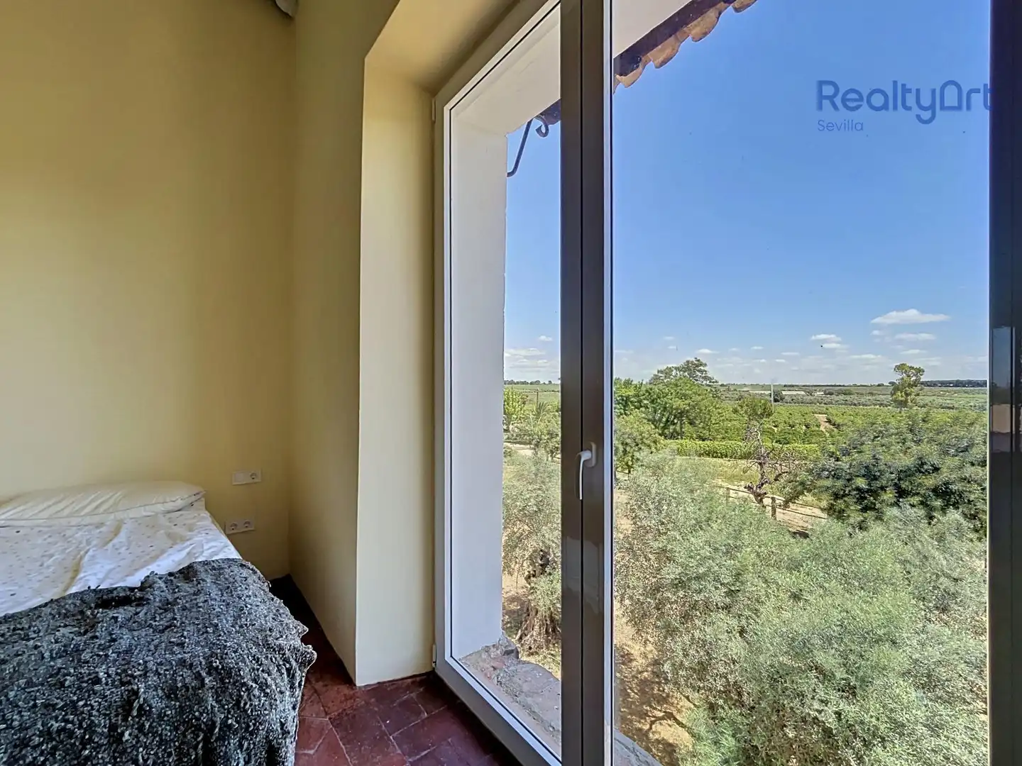 Terraza de Finca rústica en venta en Bollullos de la Mitación con Jardín privado y Piscina
