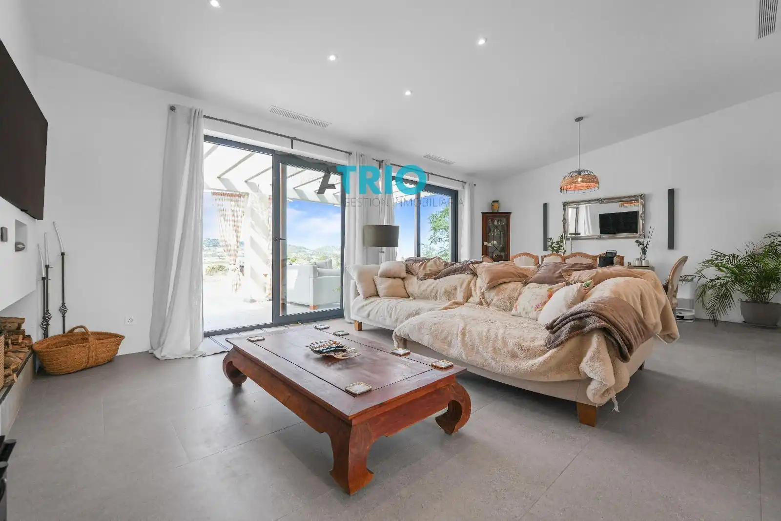 Living room of Houses for sale in Sant Joan  with Air Conditioner, Heating and Terrace