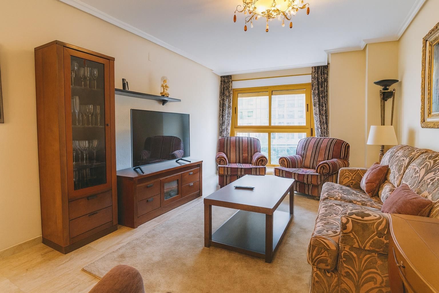 Sala d'estar de Pis en venda en Alicante / Alacant amb Aire condicionat