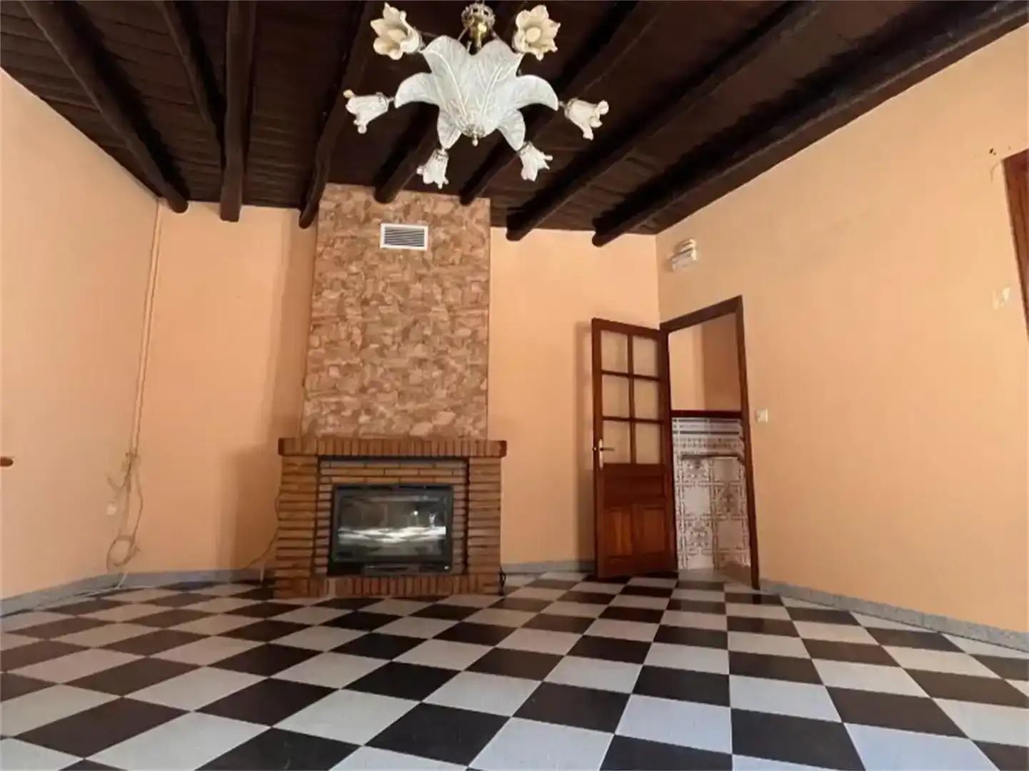 Sala de estar de Piso en venta en Fuenteheridos con Jardín privado, Horno y Balcón
