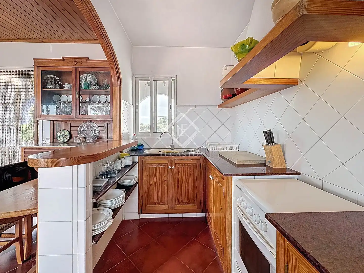 Cuina de Casa o xalet en venda en Ciutadella de Menorca amb Jardí privat, Terrassa i Traster