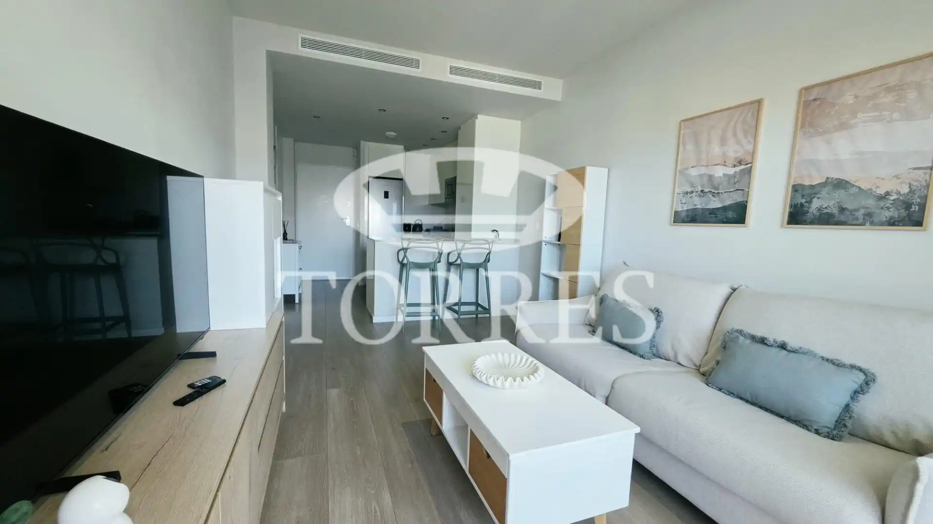 Living room of Apartments for rent in Estepona  with Air Conditioner, Terrace and Furnished