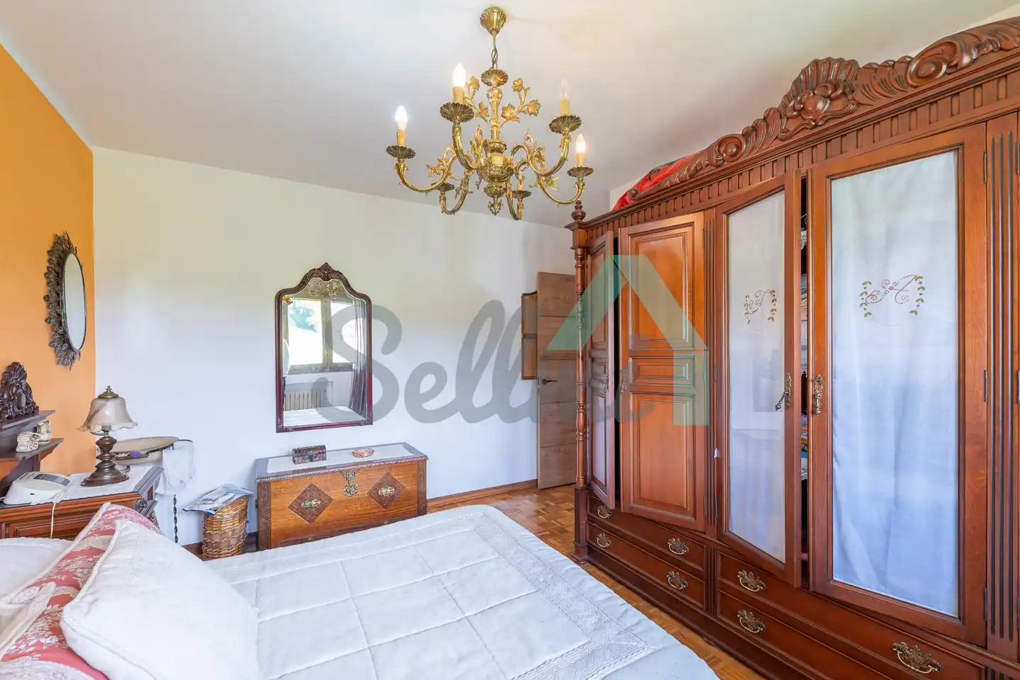 Bedroom of Houses for sale in Gijón   with Heating, Private garden and Terrace