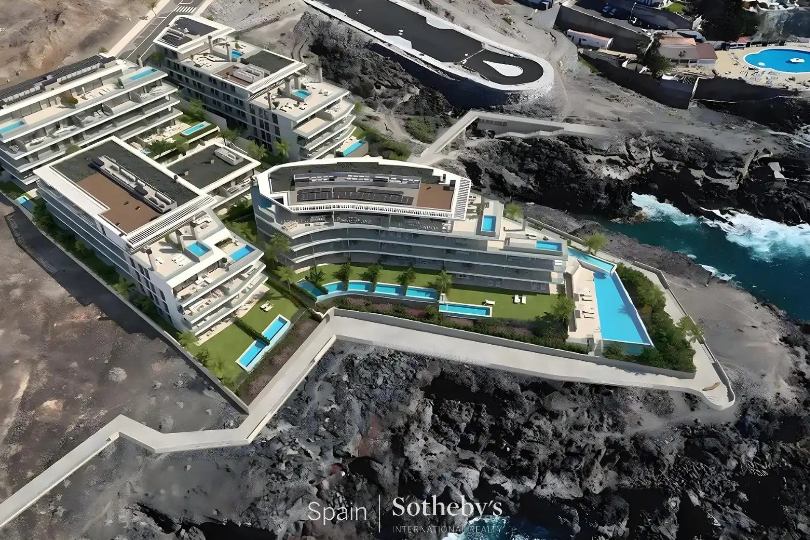 Piscina de Apartament en venda en Adeje amb Aire condicionat, Jardí privat i Terrassa