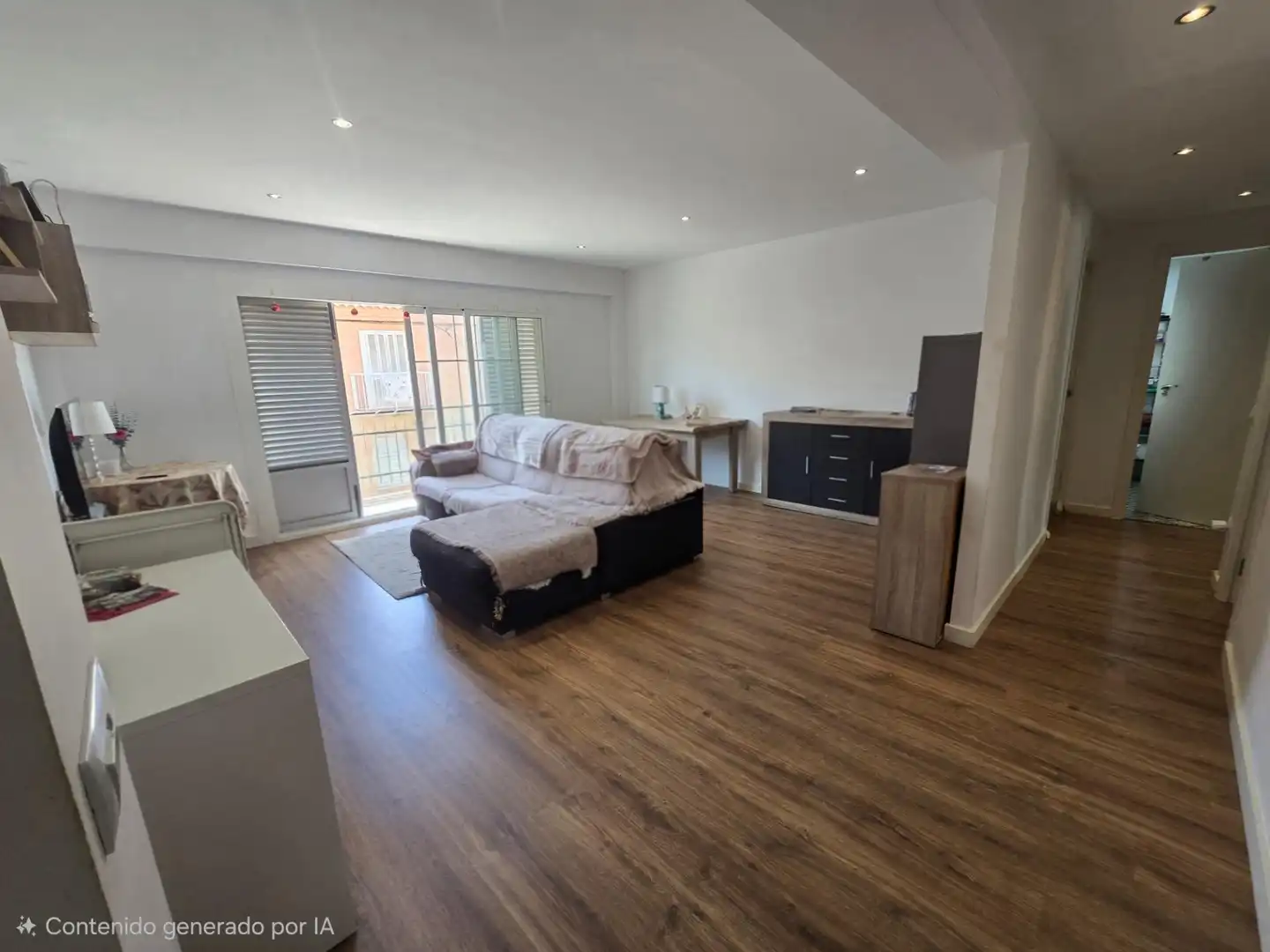 Sala de estar de Piso en venta en  Palma de Mallorca con Aire acondicionado, Parquet y Balcón