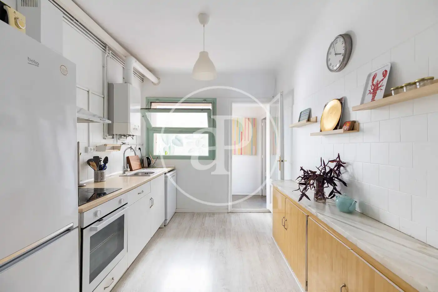 Cocina de Piso en venta en Barcelona con Aire acondicionado, Calefacción y Terraza