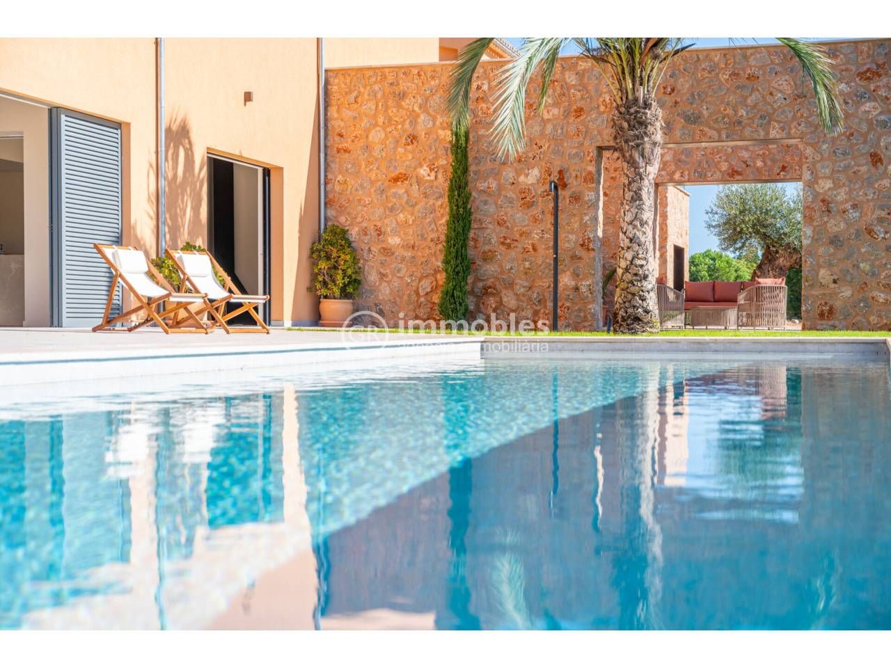 Swimming pool of House or chalet for sale in Santa María del Camí  with Air Conditioner, Heating and Private garden