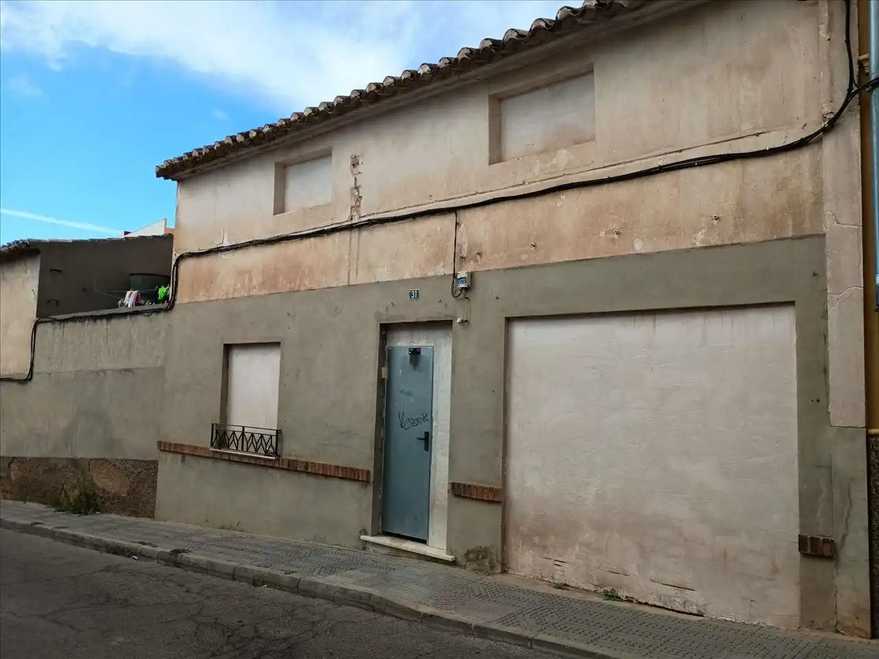 Exterior view of Single-family semi-detached for sale in Jumilla