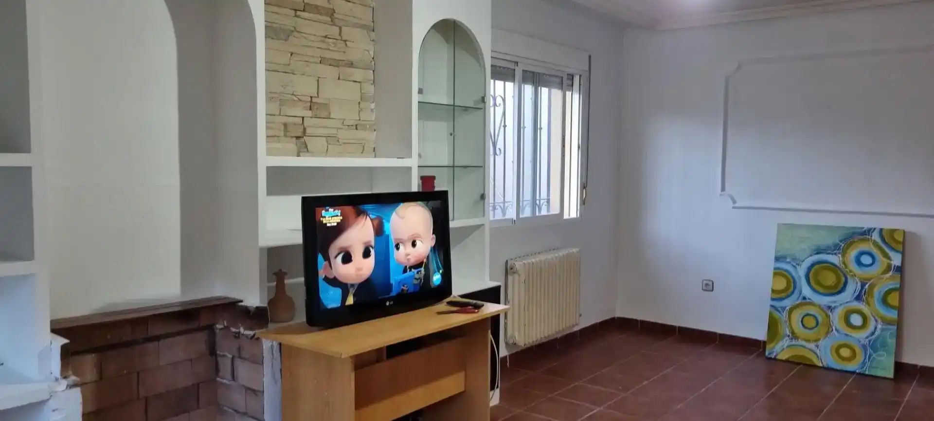 Sala de estar de Casa o chalet para compartir en Nambroca con Parquet, Trastero y Amueblado