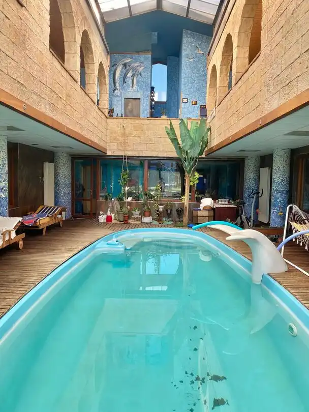 Piscina de Casa o xalet en venda en Vitoria - Gasteiz amb Calefacció, Jardí privat i Terrassa