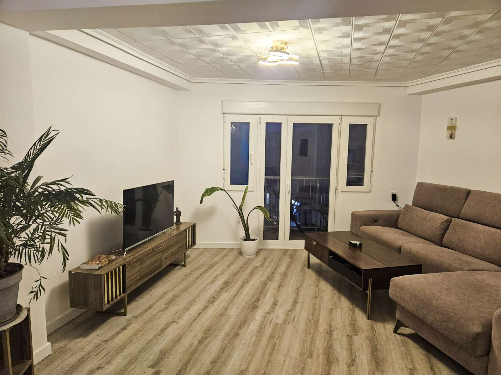 Living room of Apartment to share in  Valencia Capital  with Air Conditioner, Terrace and Furnished