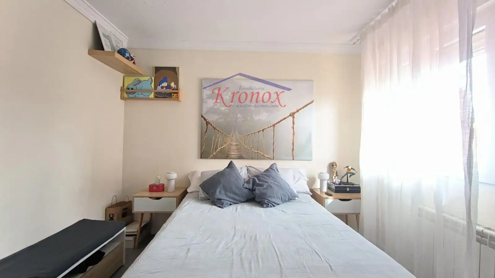 Schlafzimmer von Wohnung zum Verkauf in Madrid mit Klimaanlage, Heizung und Terrasse