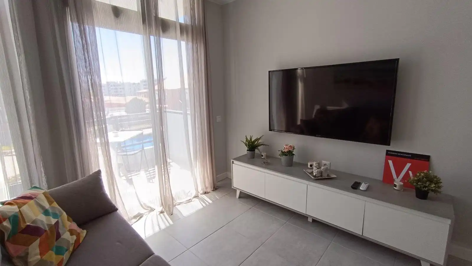 Wohnzimmer von Wohnungen zum Verkauf in San Bartolomé de Tirajana mit Klimaanlage, Möbliert und Balkon