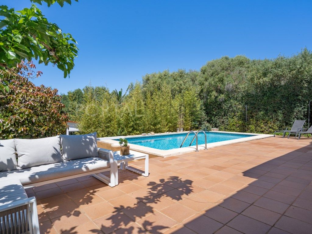 Jardí de Finca rústica en venda en Alaior amb Aire condicionat i Piscina