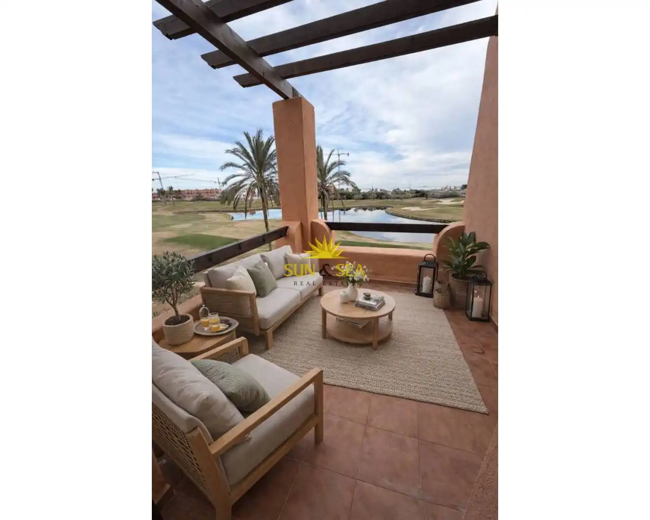 Terrace of Flat for rent in Los Alcázares  with Air Conditioner, Heating and Terrace