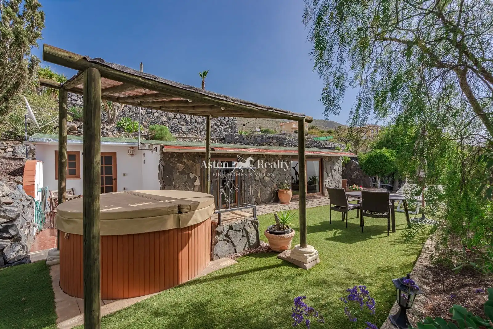 Jardín de Casa o chalet en venta en Adeje con Aire acondicionado, Terraza y Piscina