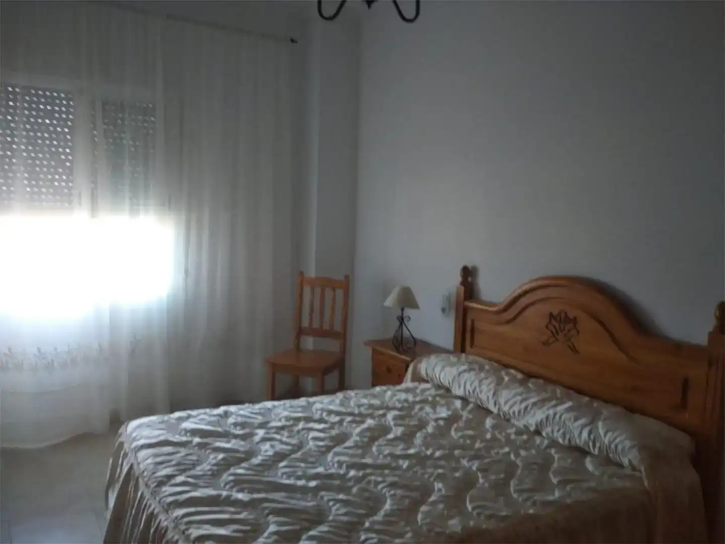 Schlafzimmer von Wohnung zur Miete in Fregenal de la Sierra mit Klimaanlage und Balkon
