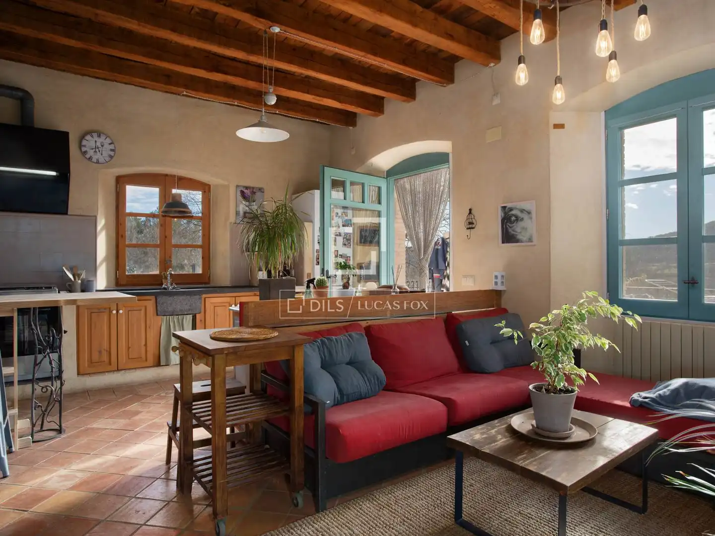 Living room of Country homes for sale in Banyoles  with Heating, Private garden and Terrace