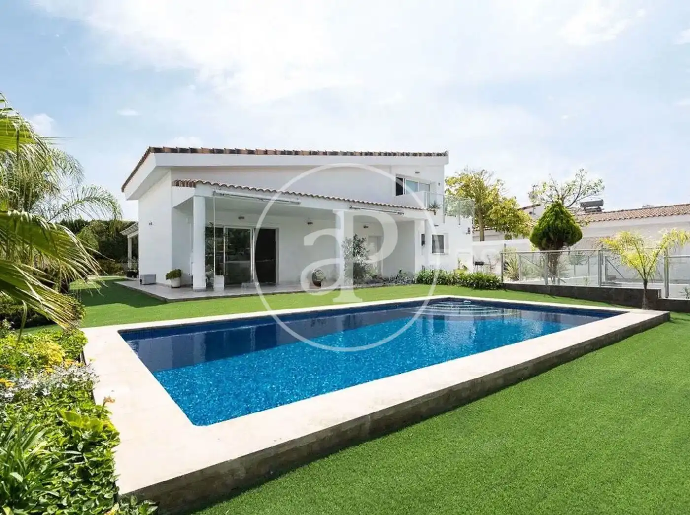 Swimming pool of Flat for rent in Bétera  with Air Conditioner, Heating and Private garden