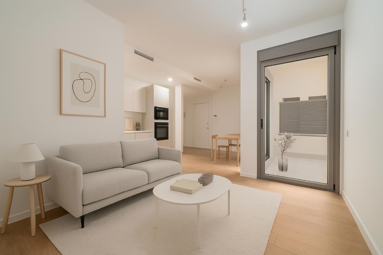 Sala d'estar de Pis en venda en Badalona amb Aire condicionat, Calefacció i Terrassa