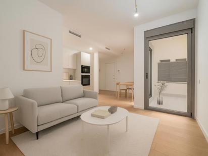 Living room of Flat for sale in Badalona  with Air Conditioner, Heating and Terrace